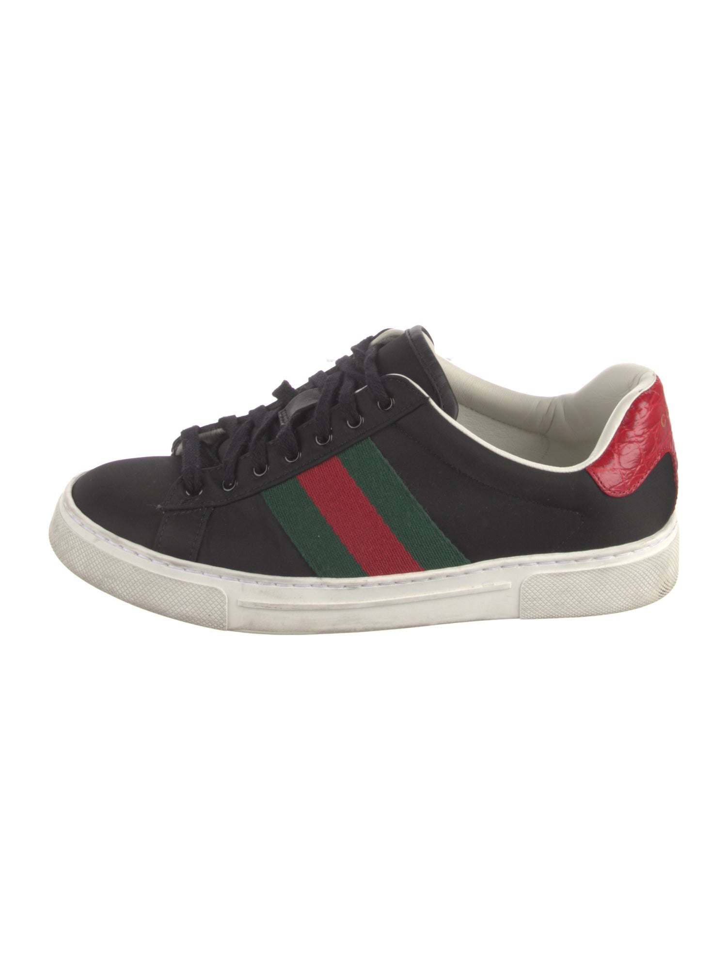 Gucci Web Accent Nylon Sneakers